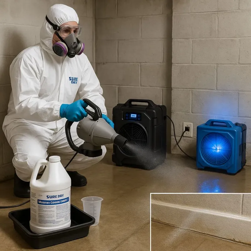 Sanitization and Odor Removal process in Lovell, ME